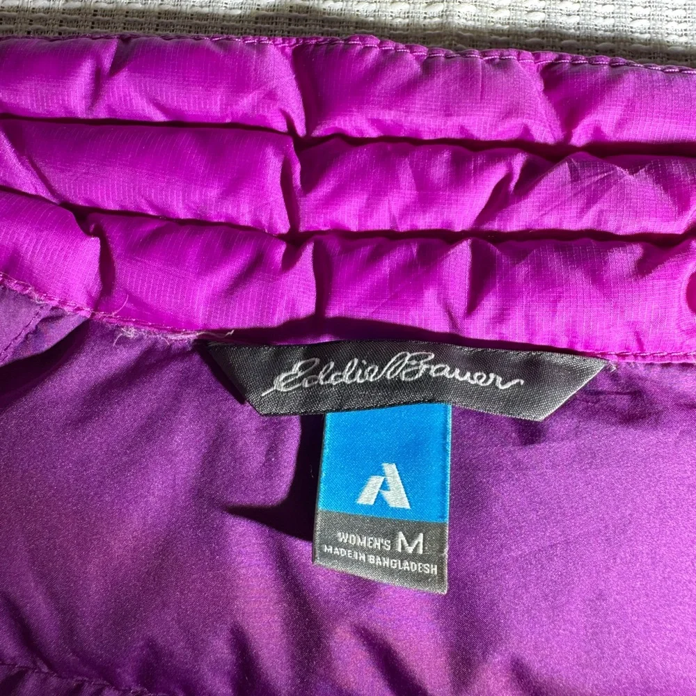 Eddie Bauer Purple Puffer Jacket - Picture 4 of 7
